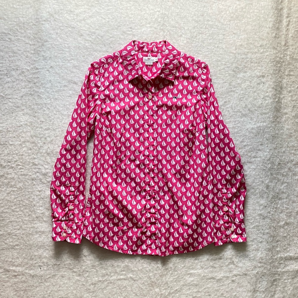 Vineyard Vines Sailboat button up
